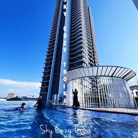 Sky Cozy Troika Residence, 1 Bedroom 4-6 Pax, 2 Bedrooms 6-8 Pax, Pool Vew, Sky & City View, Free Parking, Pool, Unlimited Wifi & Netflix 코타바하루 외부 사진