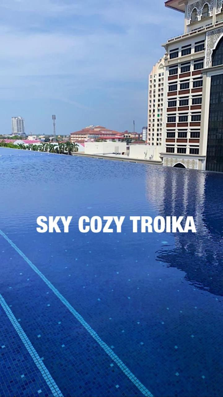 Sky Cozy Troika Residence, 1 Bedroom 4-6 Pax, 2 Bedrooms 6-8 Pax, Pool Vew, Sky & City View, Free Parking, Pool, Unlimited Wifi & Netflix 코타바하루 외부 사진