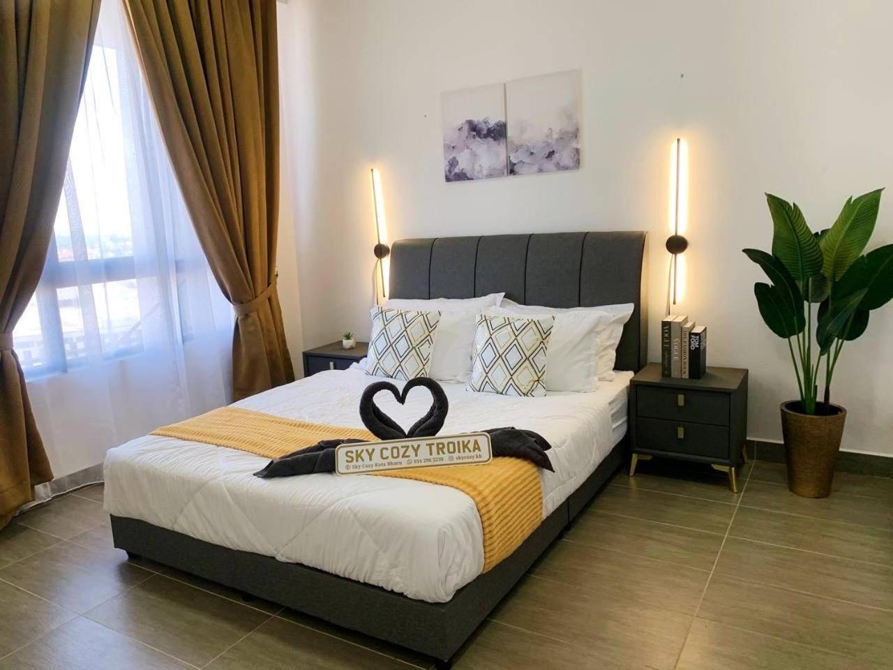 Sky Cozy Troika Residence, 1 Bedroom 4-6 Pax, 2 Bedrooms 6-8 Pax, Pool Vew, Sky & City View, Free Parking, Pool, Unlimited Wifi & Netflix 코타바하루 외부 사진